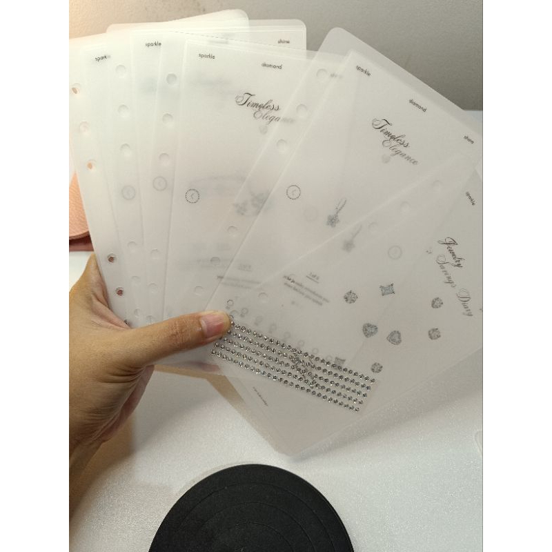 

Cash envelope jewelry saving diary total saved 6Mio | Amplop menabung laminasi