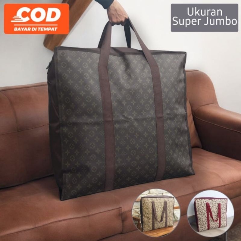 Tas Loundry Super Jumbo Besar Tas Wadah Pakain Ukuran Jumbo Tas Duffel Tas Kranjang Baju Tenteng Tas