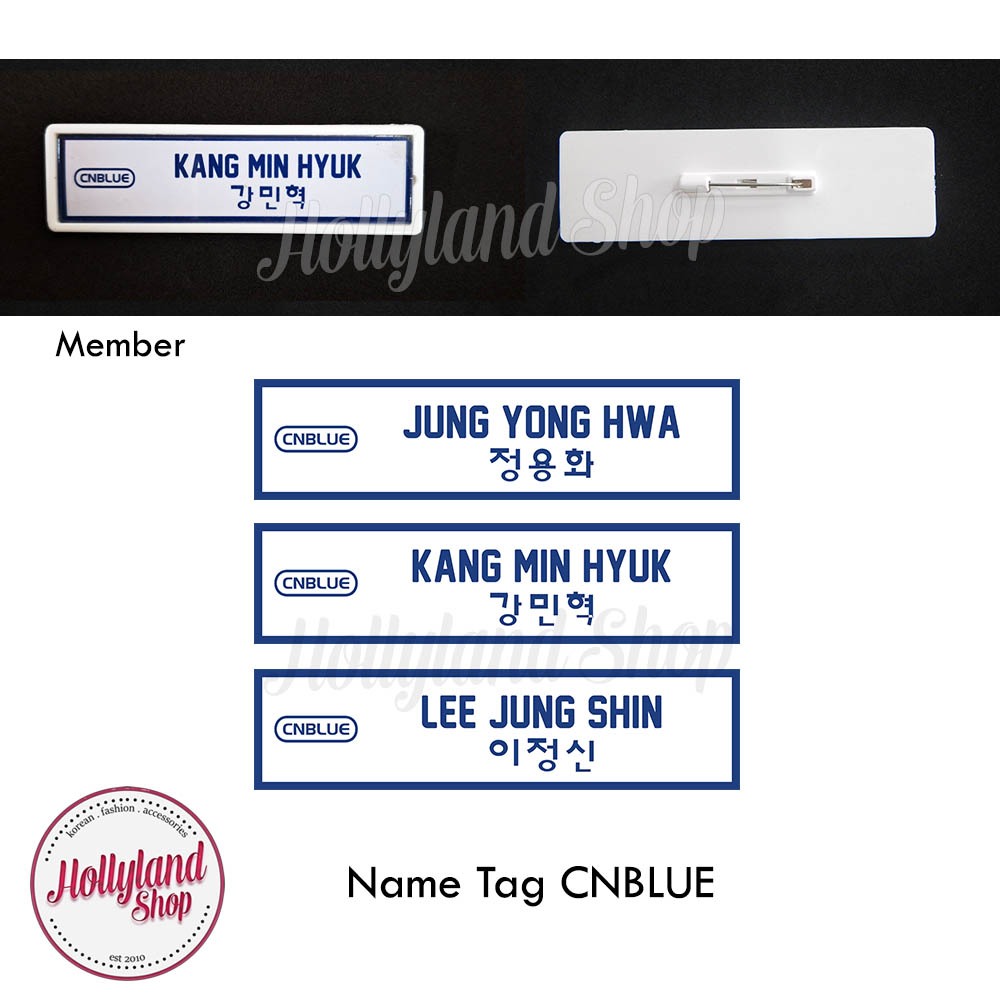 

Name Tag Papan Nama Dada CNBLUE (2pcs) Unofficial