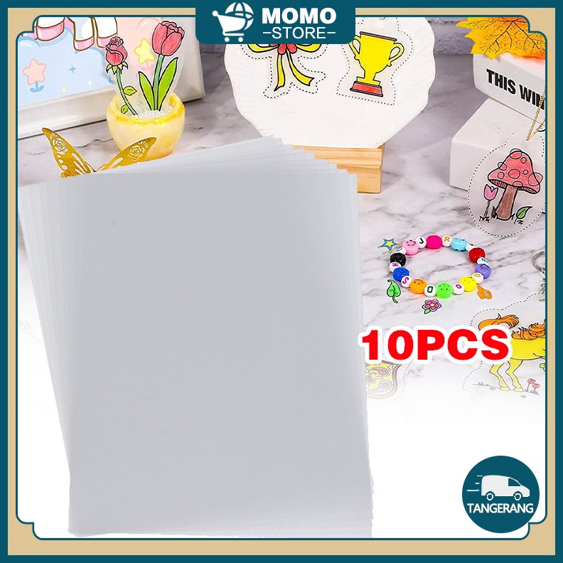 

KODE T5U 1 PCS Heat Shrink Paper Set Clear Heat Shrink Sheets Kids Shrinkable Plastic Sheets Craft