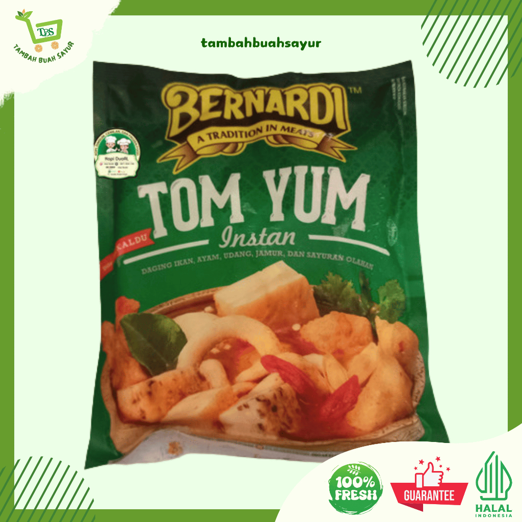 

BERNARDI TOMYUM INSTAN 300 GR | Tambah Buah Sayur