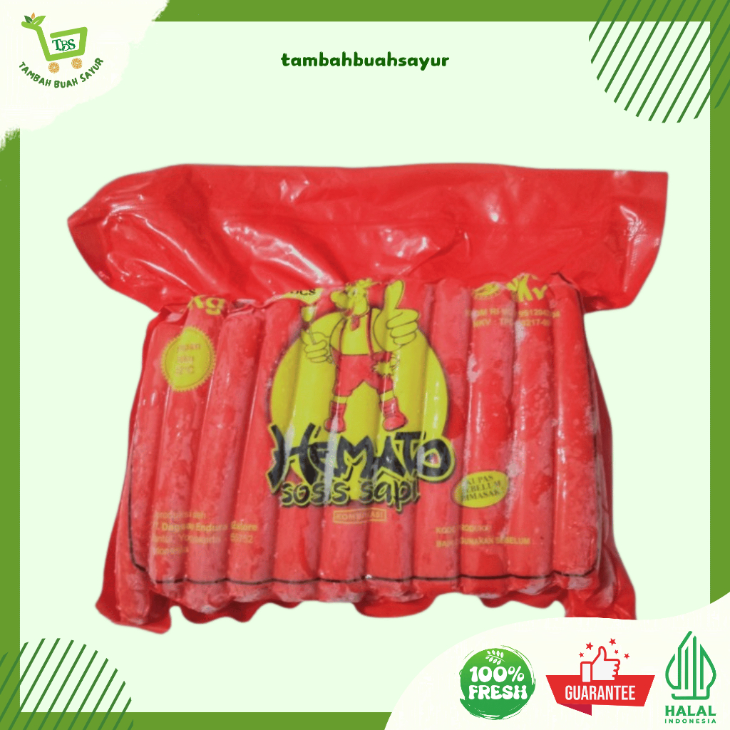 

HEMATO SOSIS SAPI 1 KG | Tambah Buah Sayur