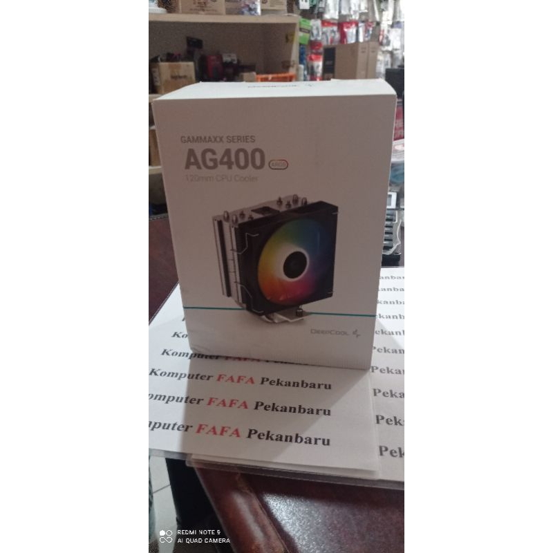 Fan Processor Deep Cool AG400 A-RGB 12 cm (LGA 1700/1200/1151/1150/1155/AMD AM5/AM4)