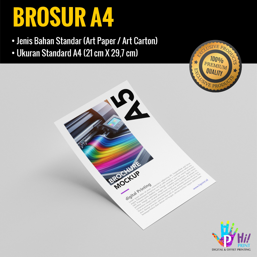 

Digital Print Flyer A5, Art Paper 150gr, Cetak Brosur Murah