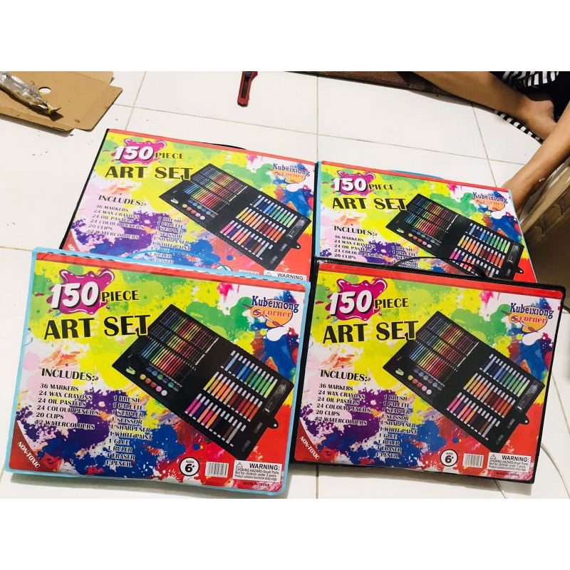 

PENSIL WARNA / CRAYON SET ISI 150 pcs MURAH