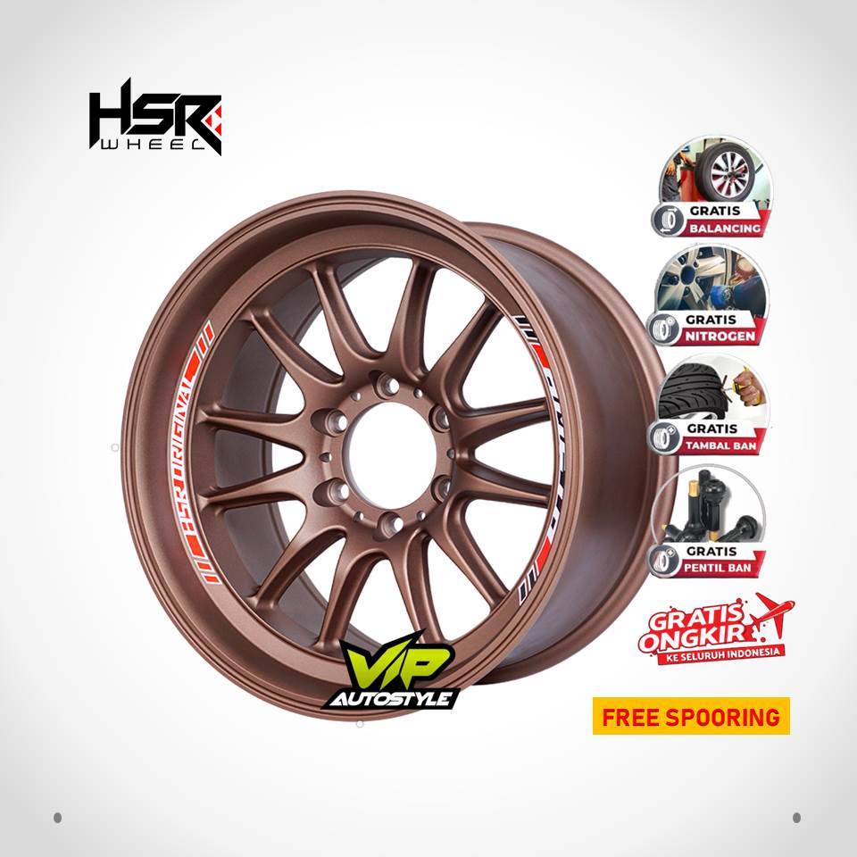 Velg Mobil Ring 18 Pajero sport Triton Fortuner HSR Ameth R18 Racing