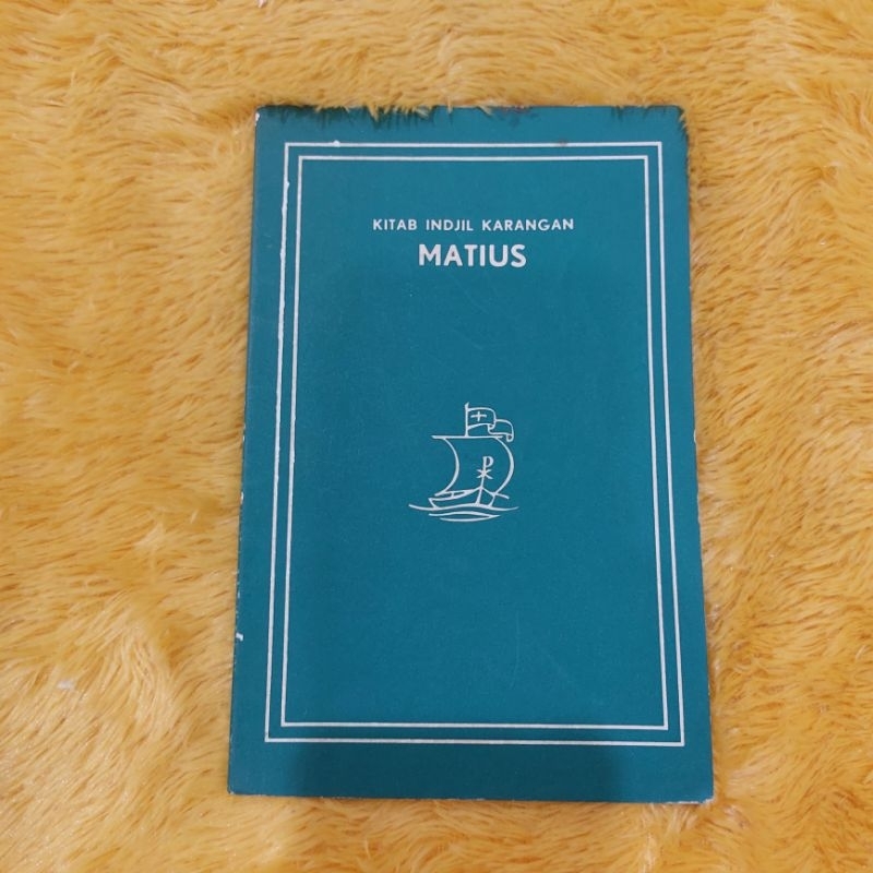 BUKU ANTIK KITAB INDJIL KARANGAN MATIUS