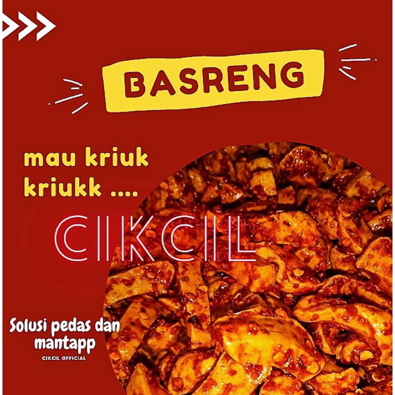 

basreng stik viral pedas daun jeruk renyah gurih