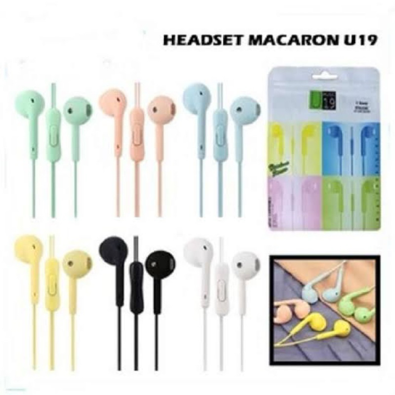 Earphone Macarons U19
