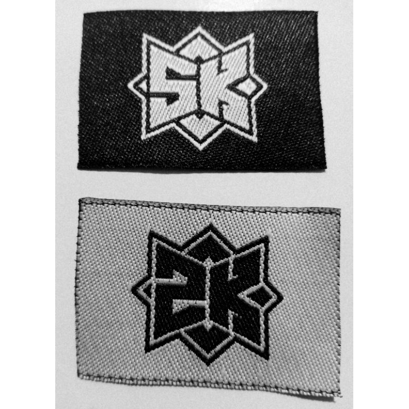 

woven bordir/label kain/label custom/label denim