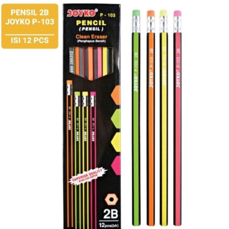 

Pensil 2B Joyko P-103 (12 pcs)