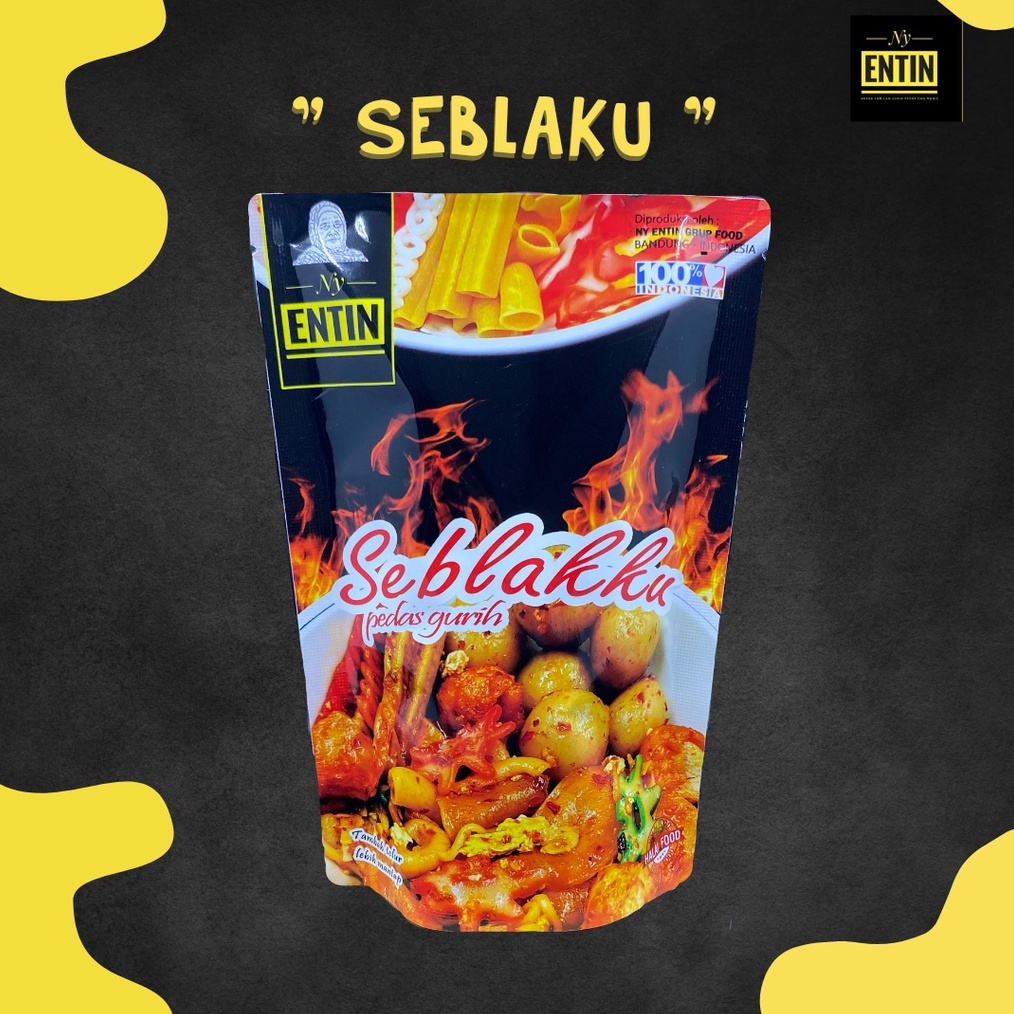 

PAKET HEMAT SEBLAKKU Seblak Instan Ny Entin Pedas Gurih