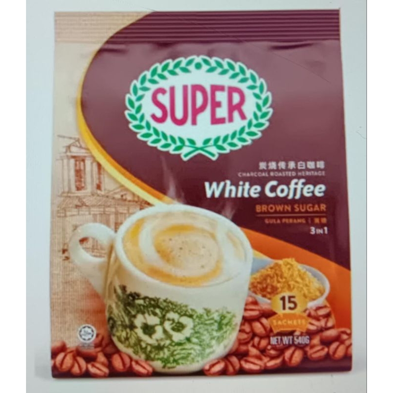 

Super white coffee brown sugar 1 dus