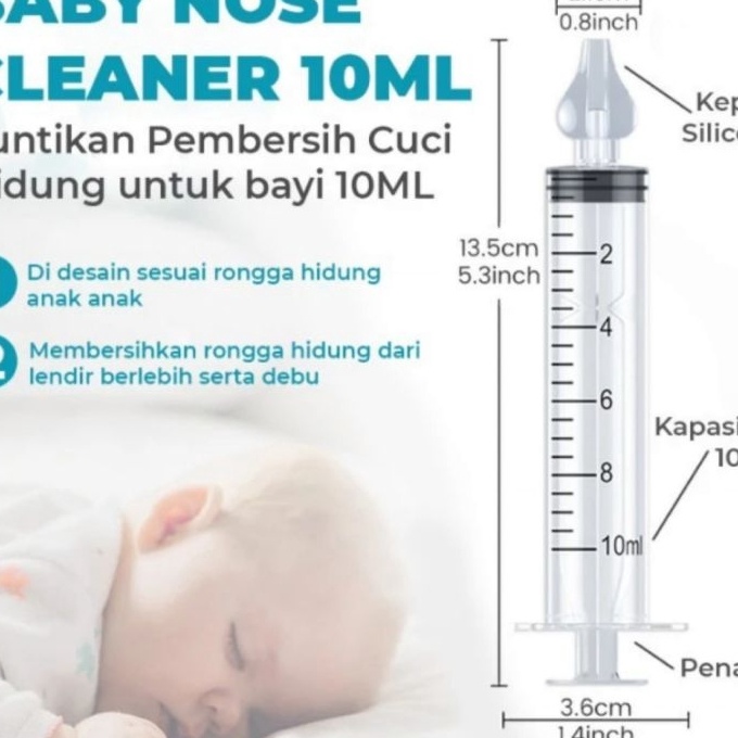 Hematku Pembersih Hidung Bayi Gurah Nose Cleaner  Penyemprot Hidung Bayi Mengatasi Hidung Tersumbat 