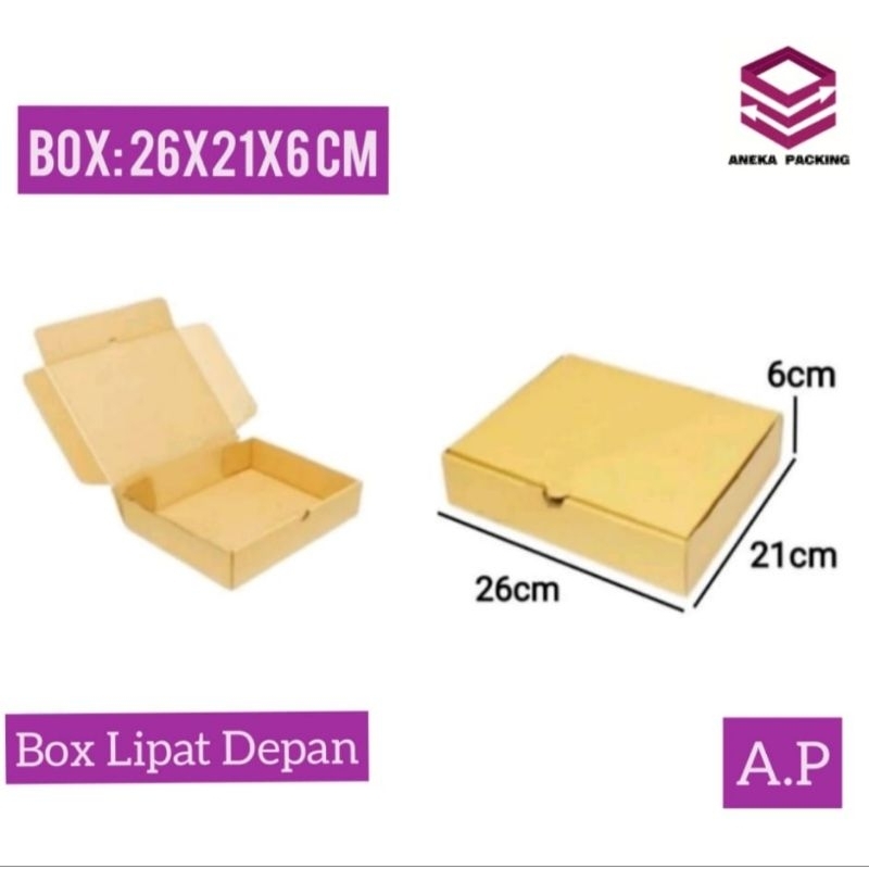 

Box 26x21x6 cm(binder)/hampers/boxonlineshop/kardus/packing