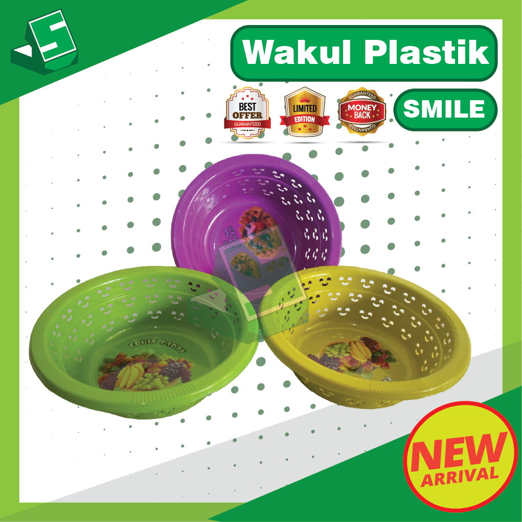 WAKUL SMILE / WAKUL MESSEM / Baskom Jumbo / Wakul Hajatan / Wakul Plastik / Harga grosir minim 12
