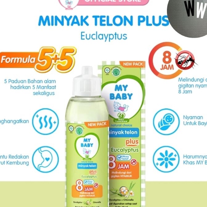 

murah Gift belanja toko My Baby Minyak Telon Plus 6ml Euclayptus