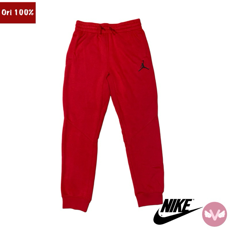 NIKE Jordan Jogger Celana Panjang Remaja Celana Anak laki laki Merah Jogger Celana Panjang Remaja NI