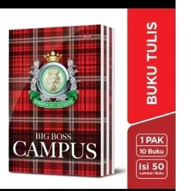 

Buku tulis Big Boss Campus 50 lembar isi 10 pcs