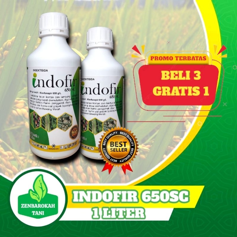 INDOFIR 650SC INSEKTISIDA BAHAN AKTIF KLORFENAPIR ABAMEKTIN AMISTRATOP ABACEL