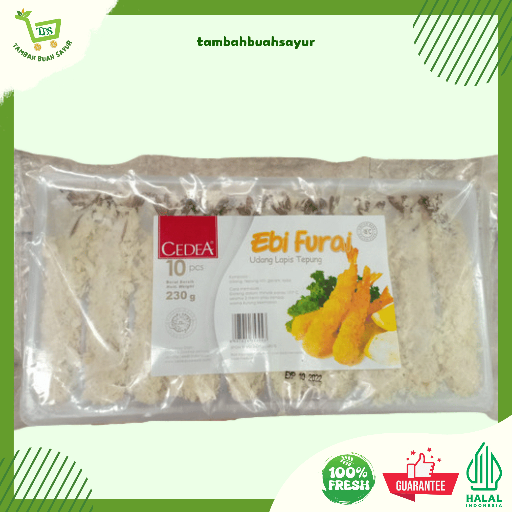 

CEDEA EBI FURAI 230 GR | Tambah Buah Sayur