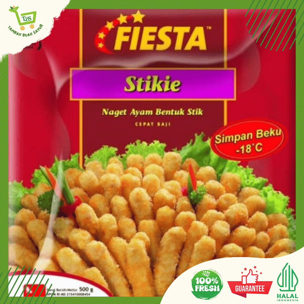 

FIESTA NUGGET AYAM STIKIE 400 GR | Tambah Buah Sayur