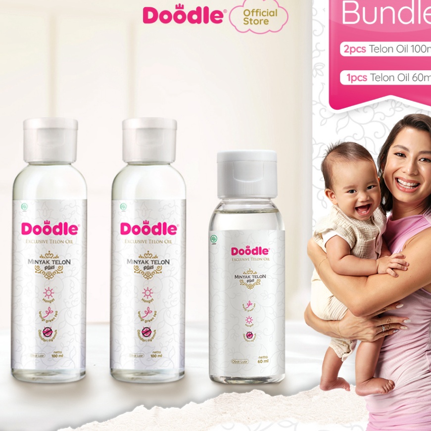 

Flash Sale Doodle Bundle 2pcs 1ml 1pcs 6ml Minyak Telon