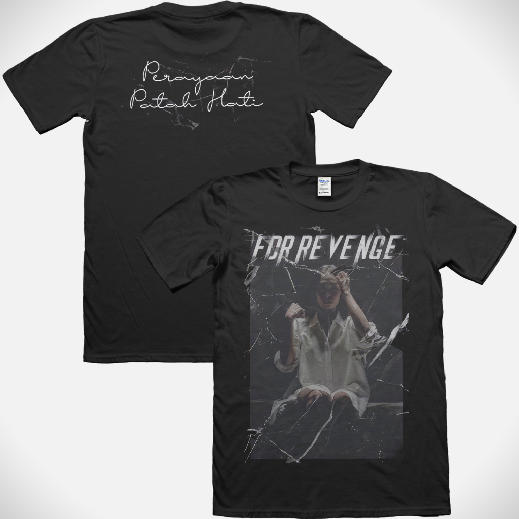 Rockgear T-Shirt FOR REVENGE - PERAYAAN PATAH HATI | Kaos musik | Kaos band |