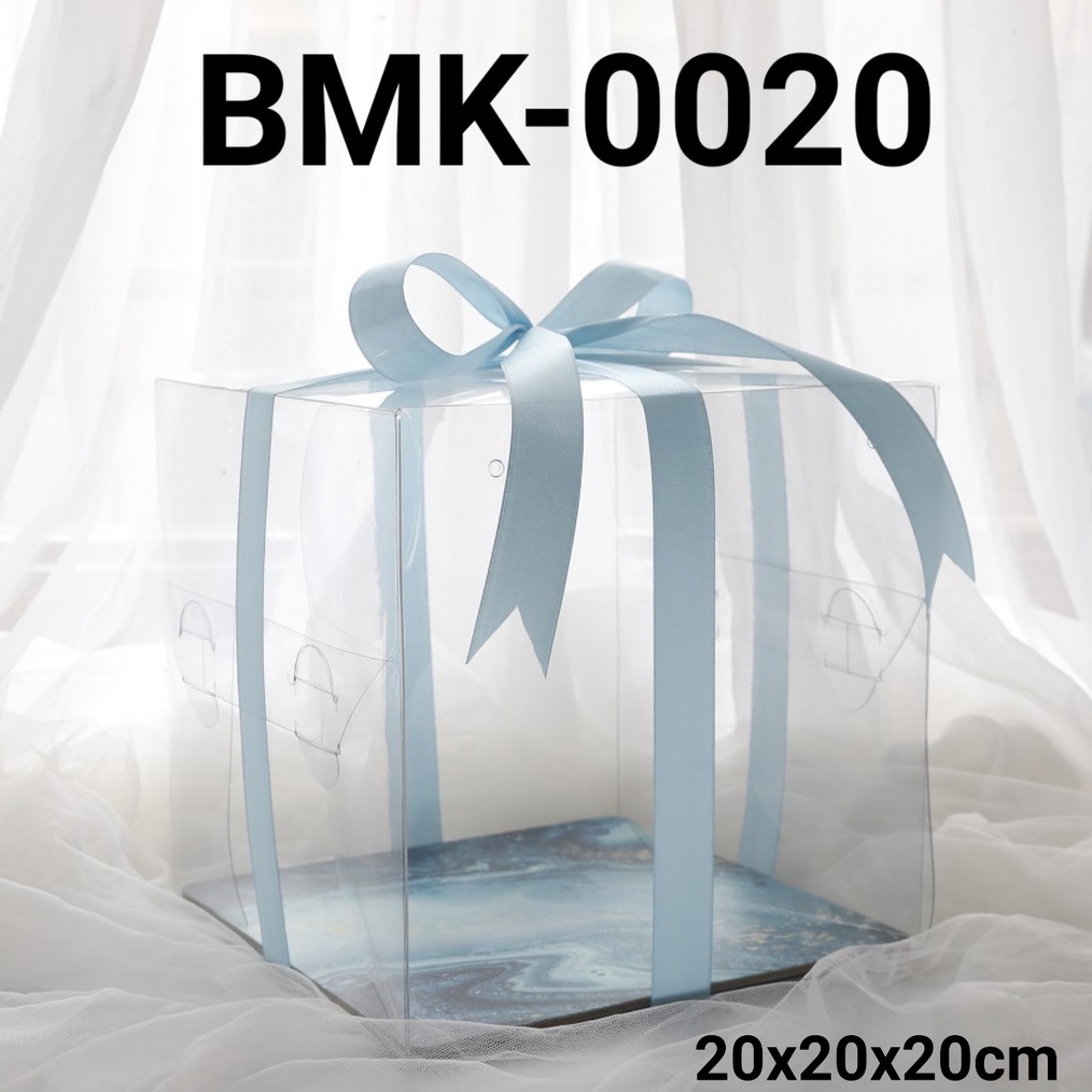 

DISKON BMK2 Kotak kue dus kue glass mika cake box 2cm 2x2x2cm yamama baking