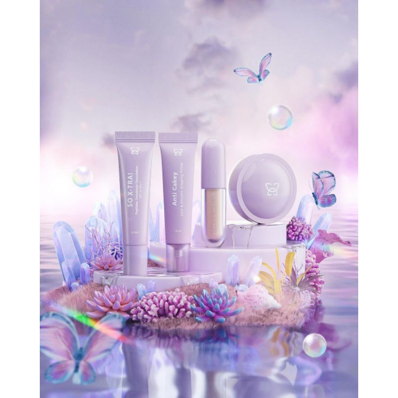 Mother of Pearl - MOP Beauty Pore-less Complexion Kit -  Travel Size Concealer Primer Sunscreen Foun