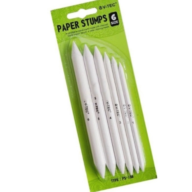 

KODE P23H VTEC Paper Stumps Set VTEC 6 Type PS 156 Paper Pencils Paper Stump