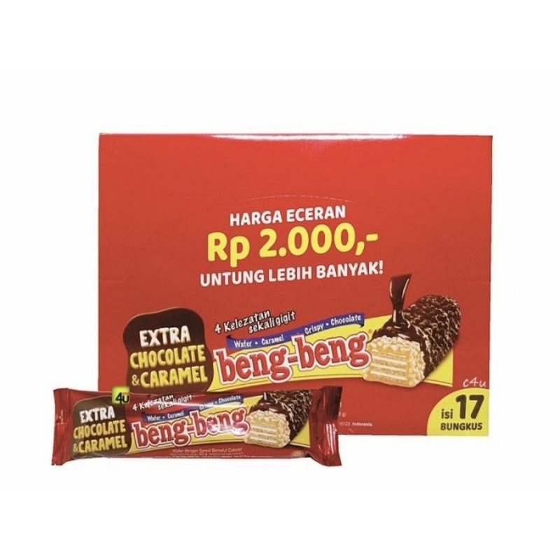 

Beng Beng Chocolate Wafer 25 g isi 17 pcs/box