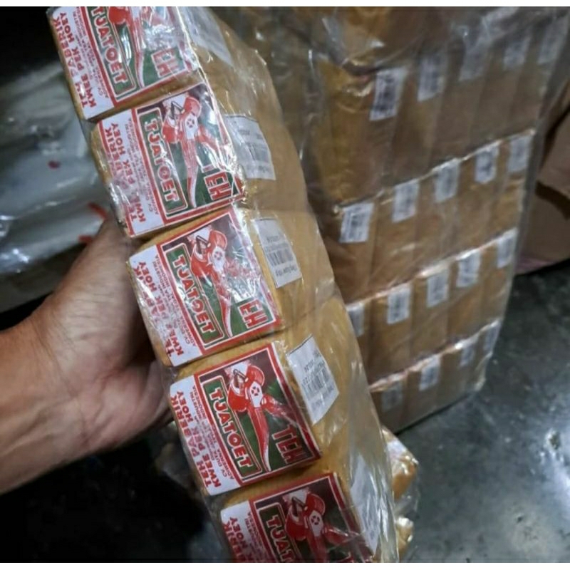 

Teh hijau tubruk TJATOET SUPER, 1 Pack atau 5x100 gram, Wangi melati khas berkualitas