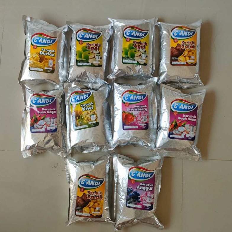 

RAIH DISKON TERMURAH PAKET KERIPIK BUAH ISI 5 BKS KRUPUK BUAH KIWI NANGKA STRAWBERRY DURIAN APEL MANGGA NANGKA BUAH NAGA ANGGUR KEMASAN 25GR DLL