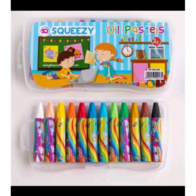 

Crayon Squeezy 12 warna