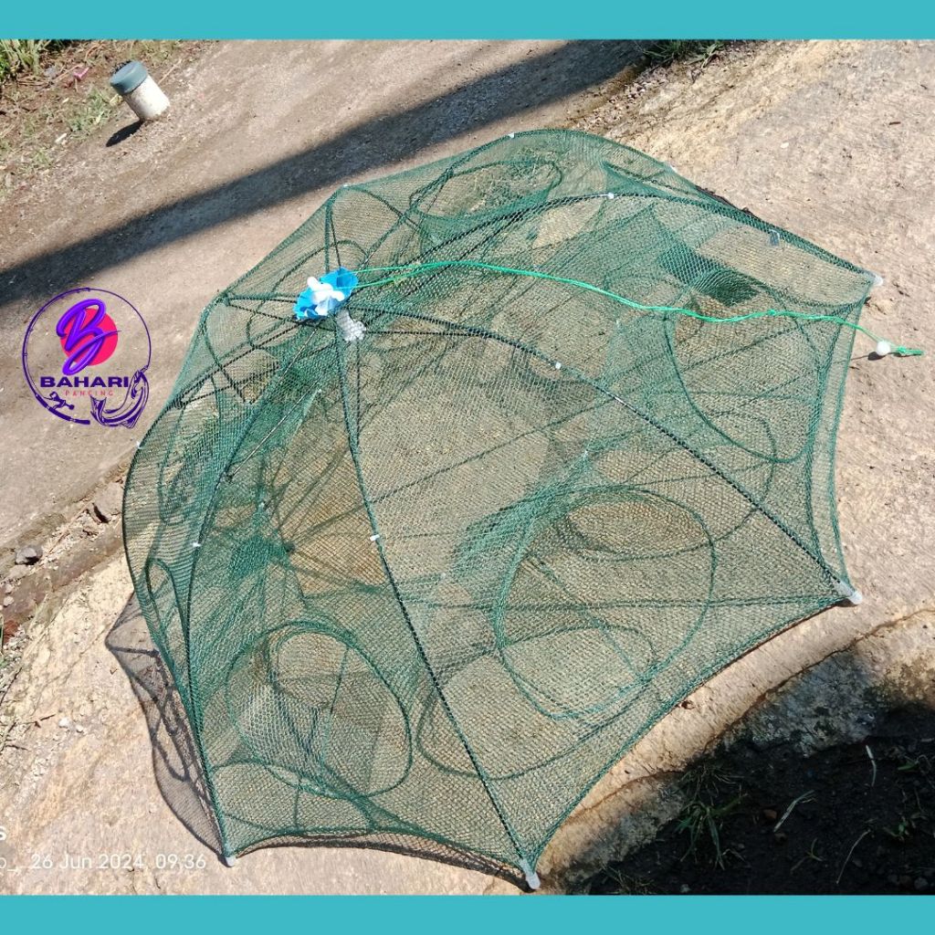 bubu payung jaring ikan 8 lubang