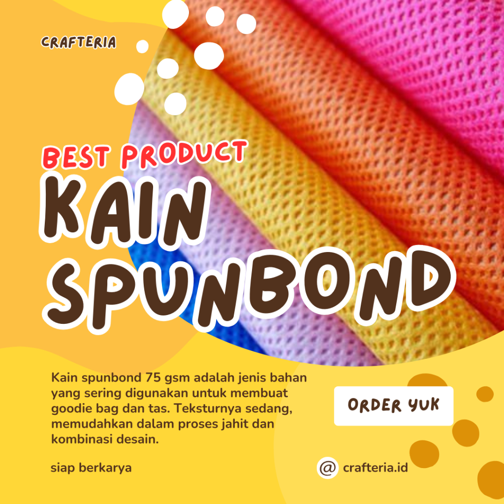 KAIN SPUNBOND 75 GSM / KAIN BUKET