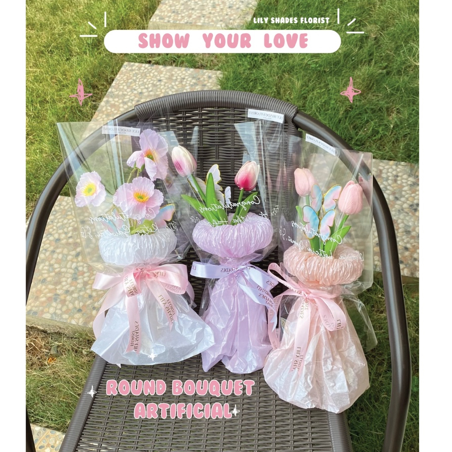 BOUQUET BUNGA TULIP/ BUKET BUNGA WISUDA/ Mini Bouquet Tulip