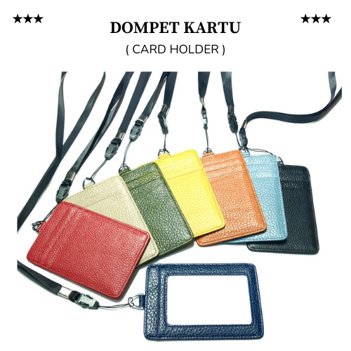 Dompet Kartu Import Kulit -Card Holder Import-Dompet Kartu Pria Wanita-Dompet Kartu Terbaru #9061