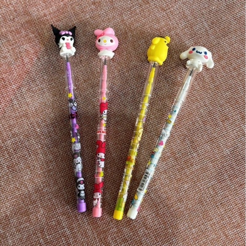 

Pensil Benzia Sanrio / Pensil Susun Karakter / Pensil Kuromi