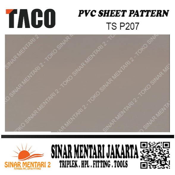 TACO SHEET PVC PATTERN TS P207