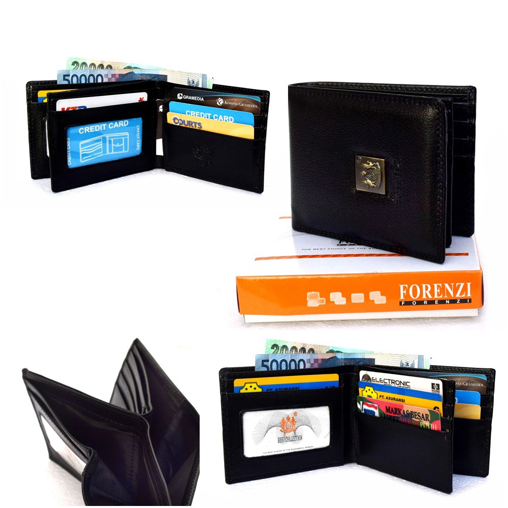 Dompet Saku Kartu Pria Forenz Eksekutif Simpel Daily Fold