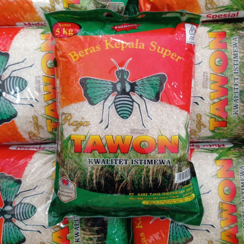 

Beras Raja Tawon Hijau 5kg