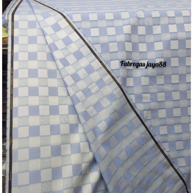 Best quality kain kemeja premium by giza cotton soktas/monti