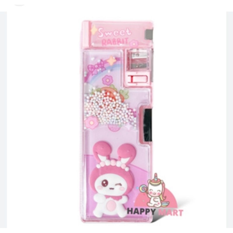 

Kotak Pensil Bobba Rabbit cosplay Sanrio kuromi gambar dan warna di kirim Rendom