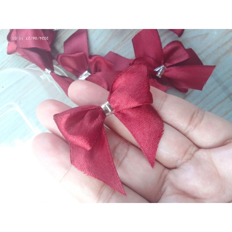 

pita siap pakai pita jadi | pita hampers | pita sauvenir siap tempel (50 pcs)