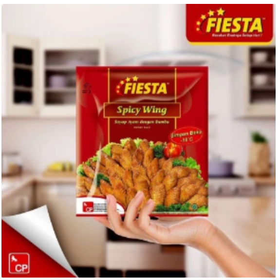 

Fiesta Spicy Wing 500gr Sayap Ayam Dengan Bumbu Frozen Food Cikarang