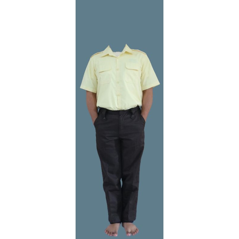 Seragam PDH Satpam/Sekuriti  satu(1)set polos non atribut
