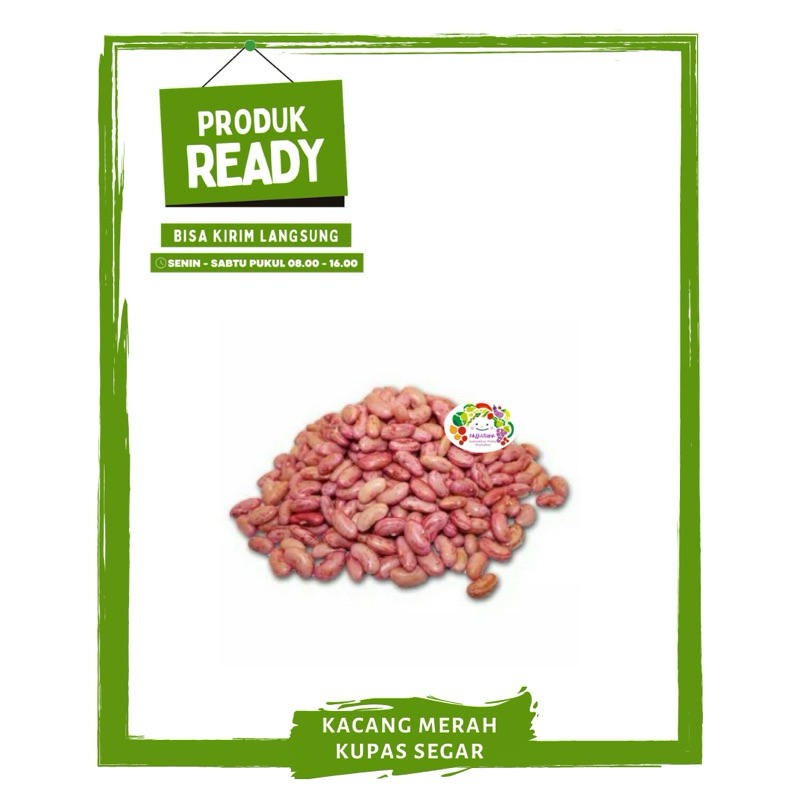

Kacang Merah Kupas / Sayur Sayuran Segar Ready On Mallahrizwa