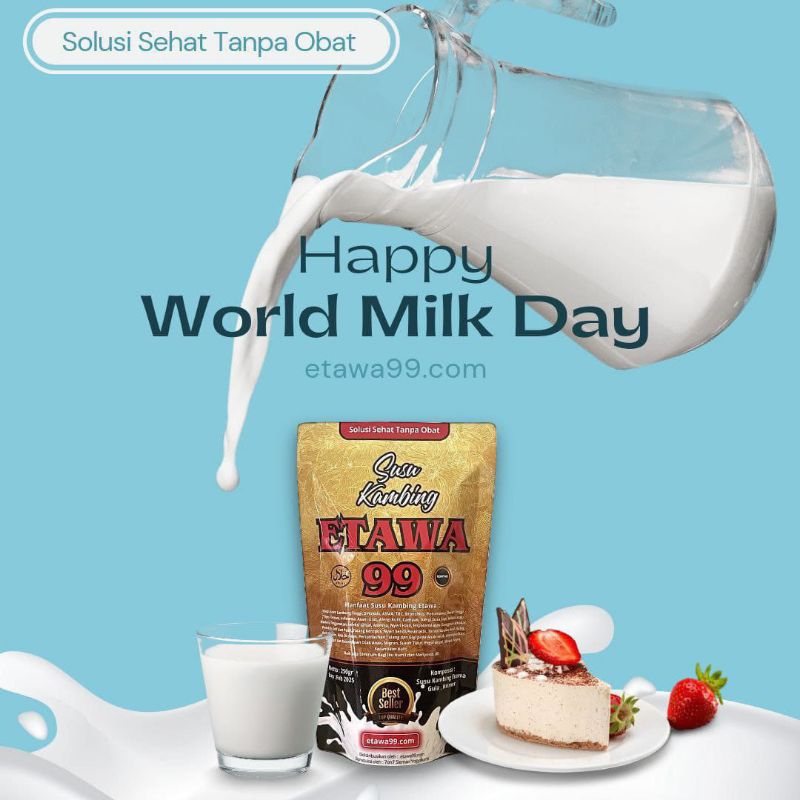 

SUSU KAMBING ETAWA99 BANYAK MANFAAT SUSU